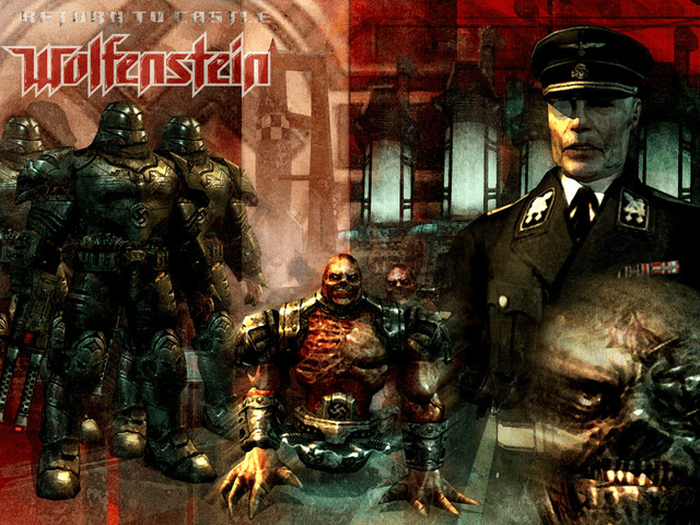 Return to Castle Wolfenstein title screen for Xbox